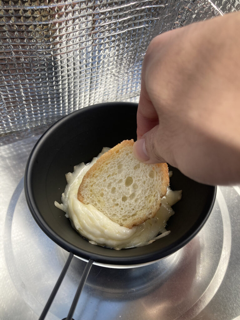 チーズフォンデュ